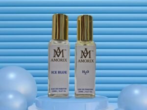 AMORIX ICE BLUE , H20 PERFUME 40ML COMBO