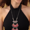 Colorful Cadence: PRAO Enameled Ghungroo Necklace