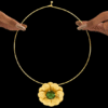 Anti-Tarnish Daffodil Necklace