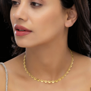 Anti-Tarnish Heart Chain Necklace